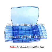 Plastic Optical Tool Box, Eyeglass Accessories Case